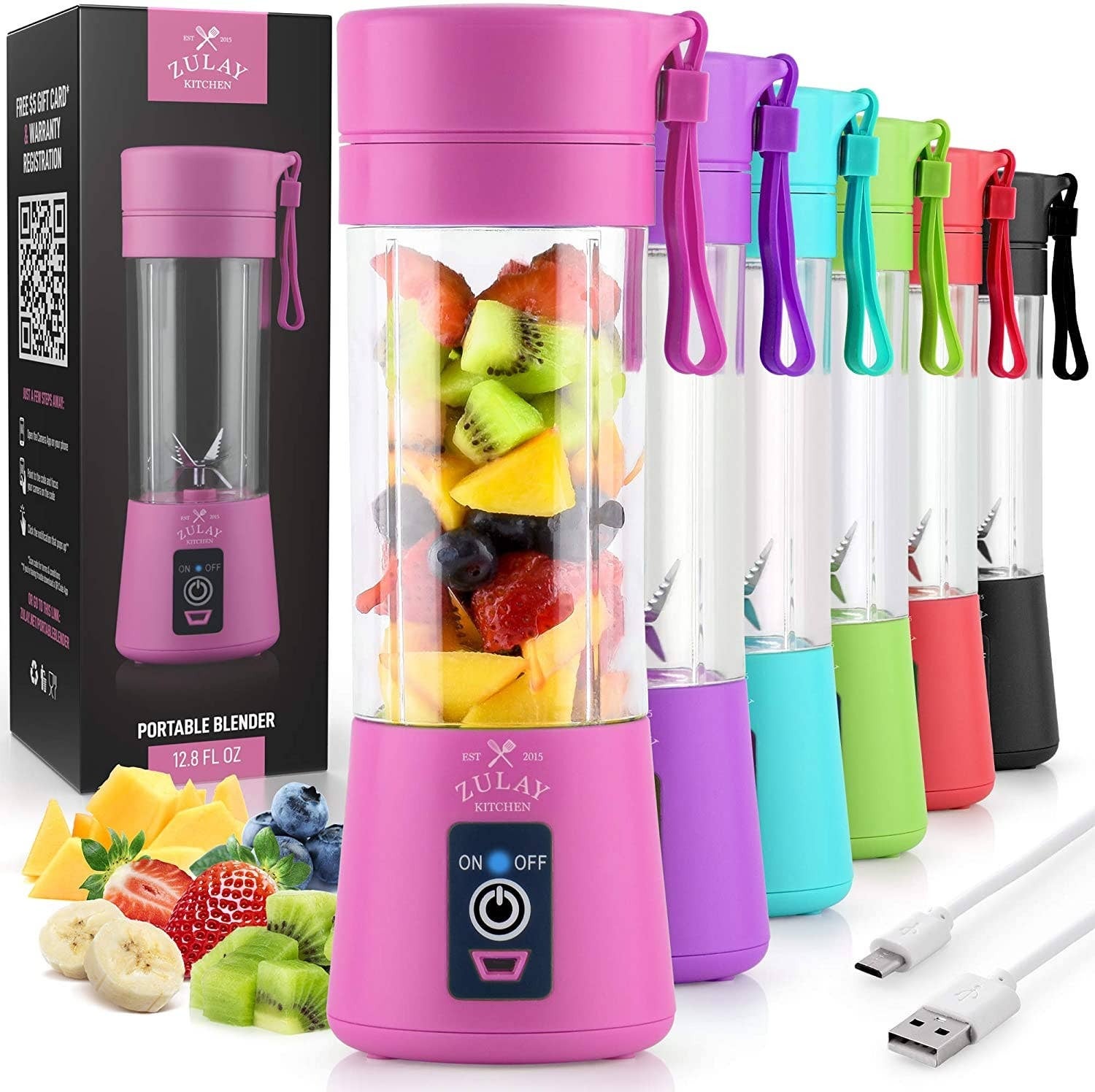Zulay Kitchen Portable Blenders For Shakes And Smoothies